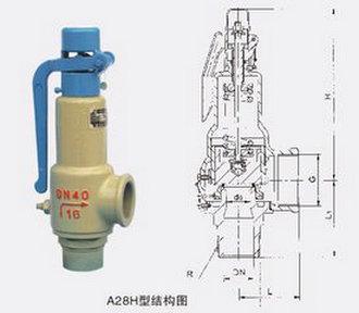 广东A28H-16C安全阀, 韶关锅炉安全阀, 惠州蒸汽安全阀